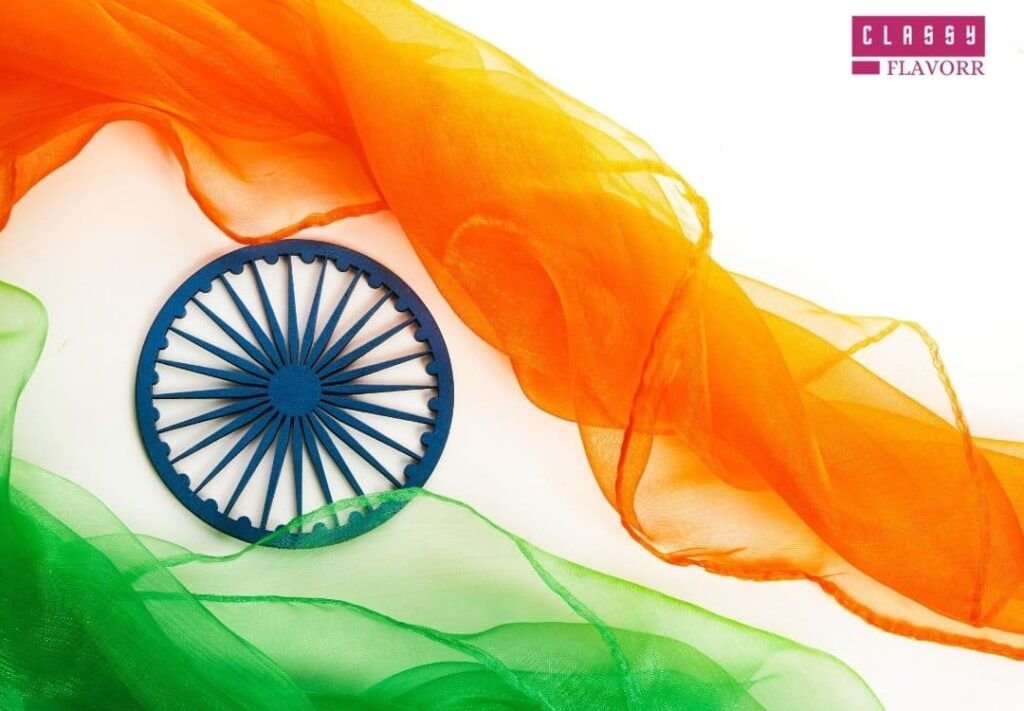 26-January 2023 India flag republic day background for editing