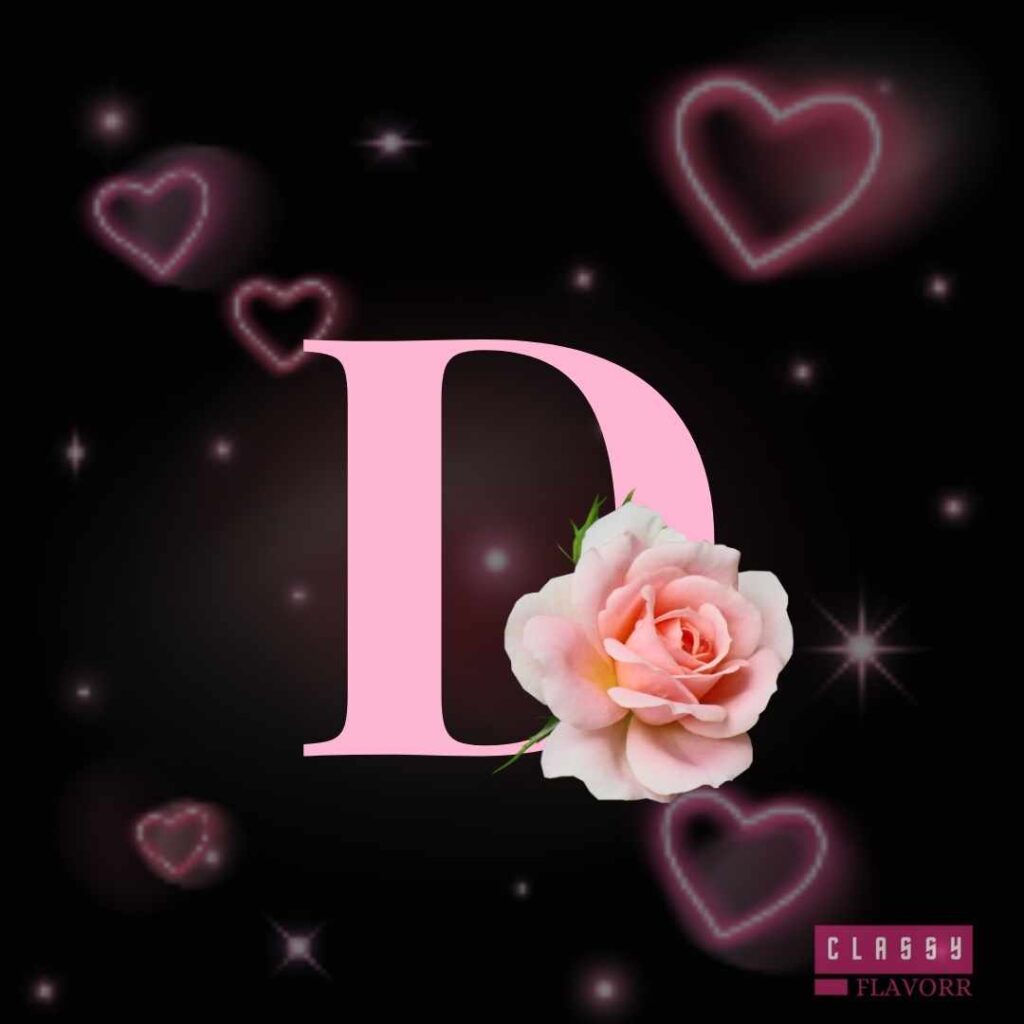 stylish love d name image for dp