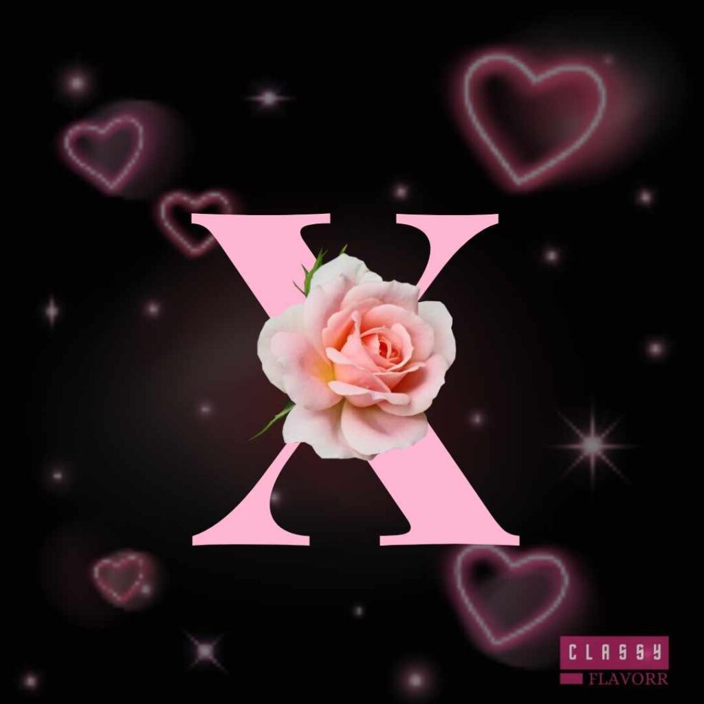 stylish love x name image for dp